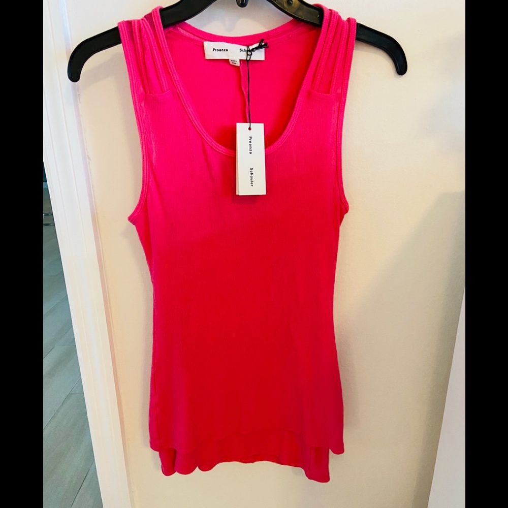 Proenza Schouler Layered Gauze Tank Top